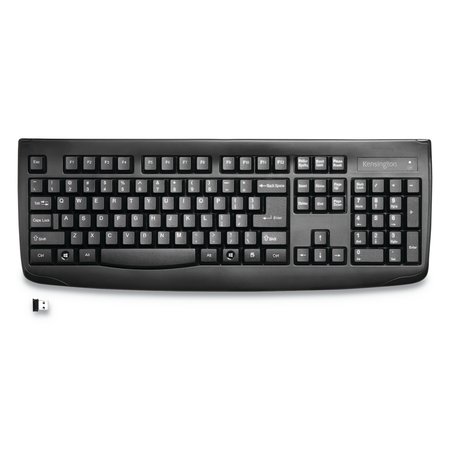 Kensington Pro Fit Wireless Keyboard, 18.38 x 8 x 1 1/4, Black K72450USA